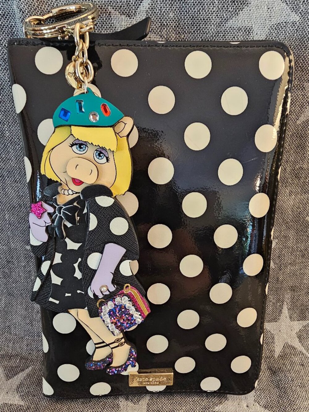 Kate Spade Miss Piggy Keychain AND Agenda